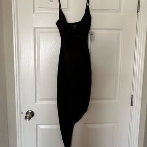 Windsor Sasha Black Stretchy Long High Slit Wrap Formal Dress Women’s Size Small